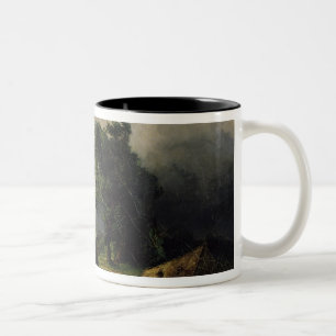 View of the Kremlin in Bad Weather, 1851 Two-Tone Coffee Mug