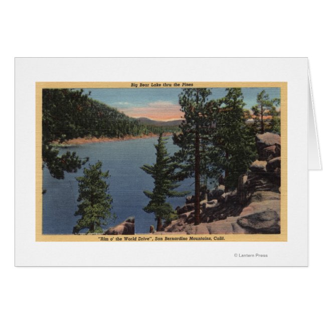 View of the Lake through the Pines (Front Horizontal)