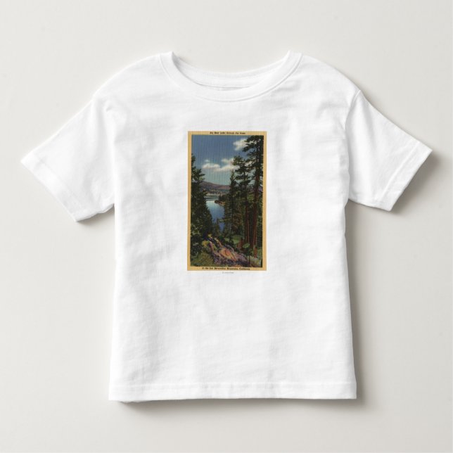 View of the Lake through the Pines # 2 Toddler T-Shirt (Front)