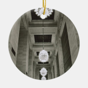 View of the lamps (b/w photo) ceramic tree decoration