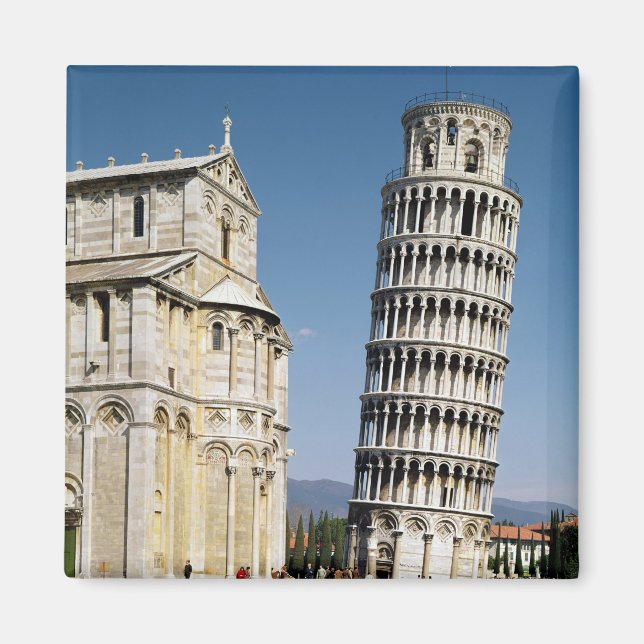 View of the Leaning Tower Magnet (Front)