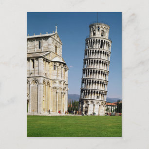 View of the Leaning Tower Postcard