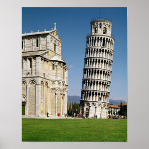 View of the Leaning Tower Poster