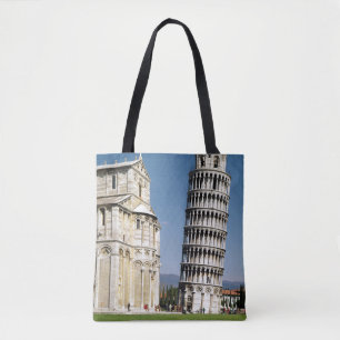View of the Leaning Tower Tote Bag