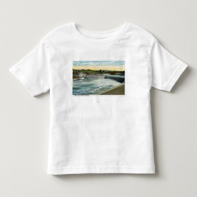 View of the Libby-Dingleys Dam Toddler T-Shirt (Front)