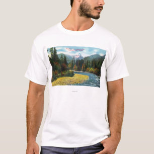 View of the Lions and Capilano River T-Shirt