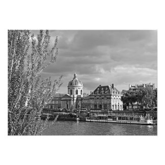 View of the Louvre from the banks of the Seine Photo Print