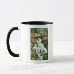 View of the Lower FallsShasta Springs, CA Mug