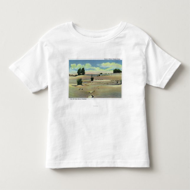 View of the Maine Desert Toddler T-Shirt (Front)