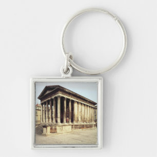 View of the Maison Carree, c.19 BC Key Ring
