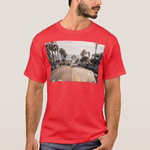 View of the Manhattan Beach Pier as seen from down T-Shirt