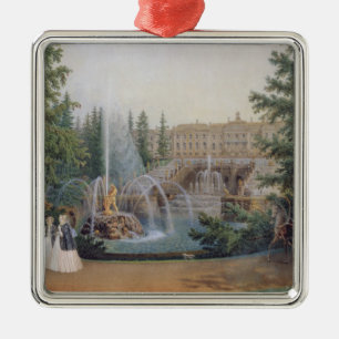 View of the Marly Cascade Metal Tree Decoration