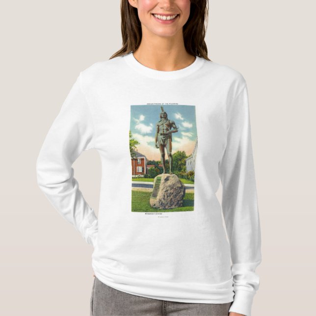 View of the Massasoit Statue # 2 T-Shirt (Front)