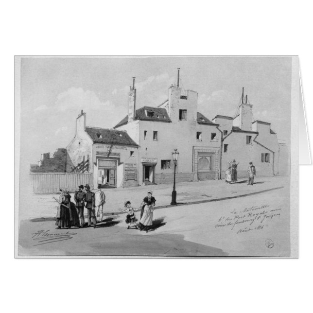 View of the Maternite Port-Royal, August 1886 (Front Horizontal)