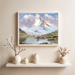View of the Matterhorn Poster