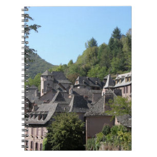 View of the mediaeval village (photo) notebook