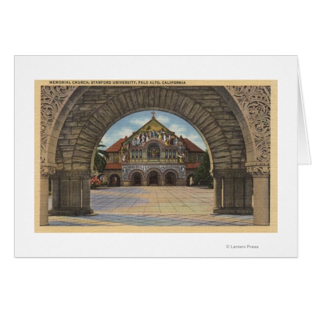 View of the Memorial Church, Stanford U. (Front Horizontal)