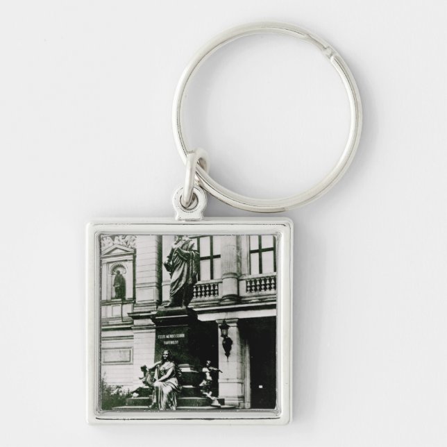 View of the Mendelssohn statue Key Ring (Front)