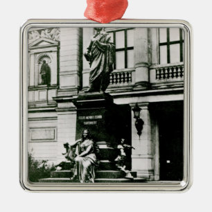 View of the Mendelssohn statue Metal Ornament