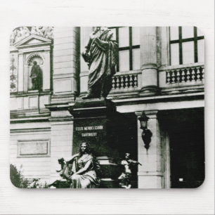 View of the Mendelssohn statue Mouse Pad