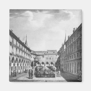 View of the Men's Yard at the Conciergerie Magnet