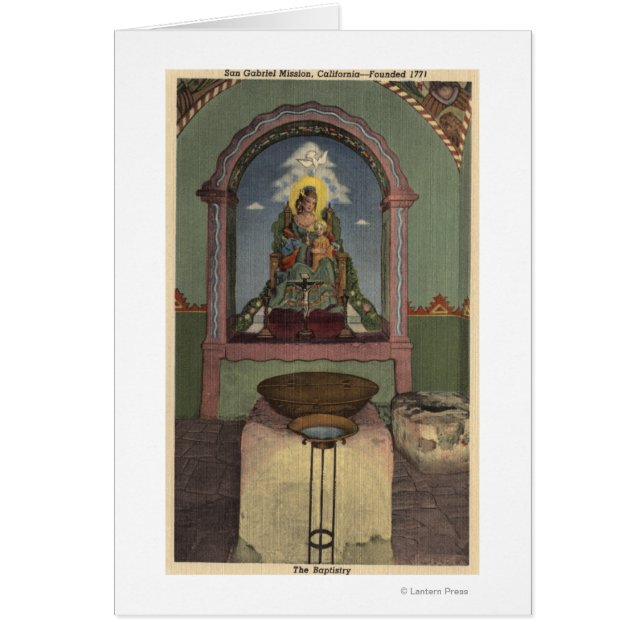 View of the Mission & Baptistry (Front)