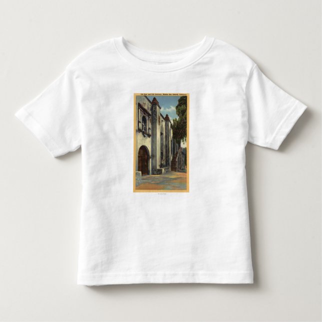View of the Mission's Doors & Stairway Toddler T-Shirt (Front)