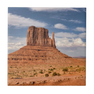View of the Mittens, Monument Valley Ceramic Tile