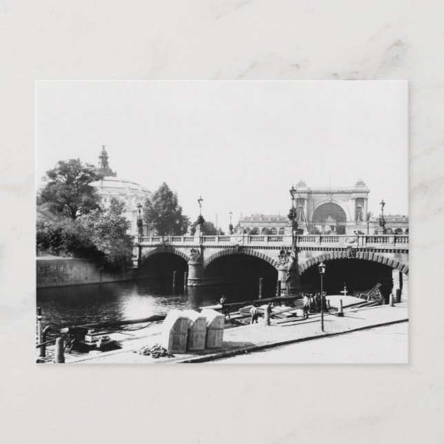 View of the Moltke Bridge Postcard (Front)