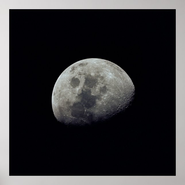 View of the Moon from Apollo 10 Poster (Front)