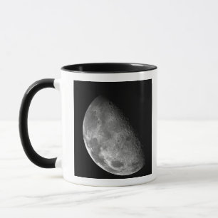 View of the Moon's north pole Mug