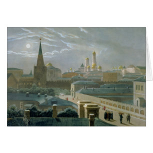 View of the Moscow Kremlin, 1840's