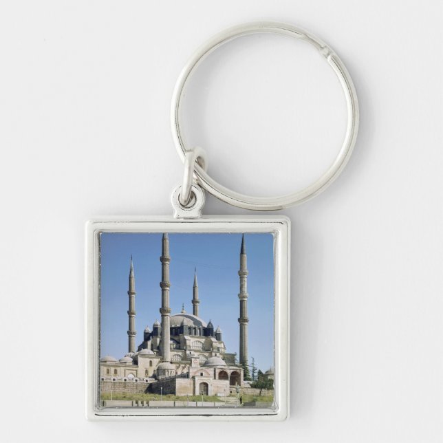 View of the mosque, Ottoman, built c.1569-75 Key Ring (Front)