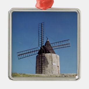 View of the Moulin de Daudet Metal Tree Decoration