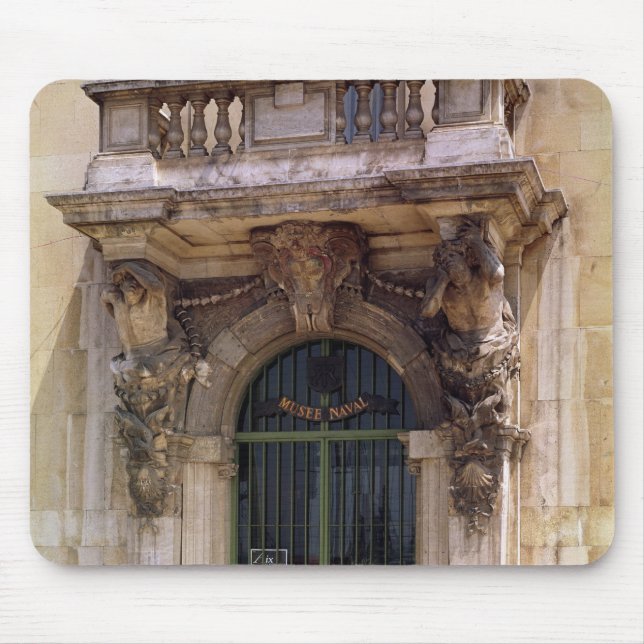 View of the museum entrance mouse pad (Front)