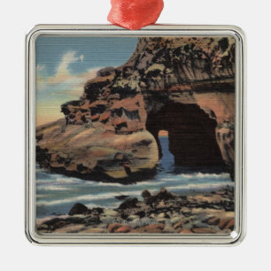 View of the Natural Arch, Emerald Cove Metal Tree Decoration