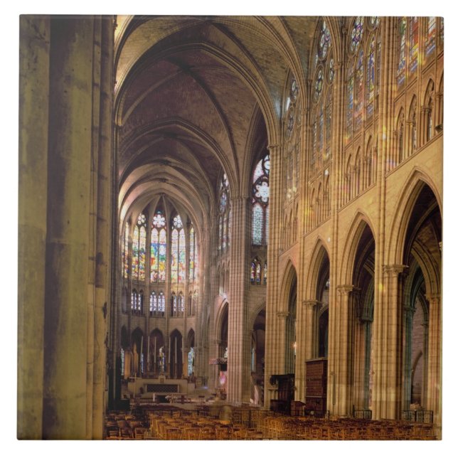 View of the nave looking east (photo) tile (Front)