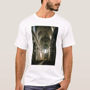 View of the nave towards the choir, built T-Shirt