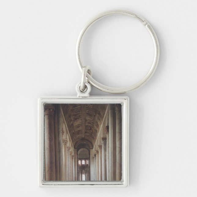 View of the nave towards the choir key ring (Front)