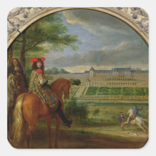 View of the New Palace of Saint-Germain Square Sticker