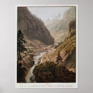 View of the New Simplon Pass, 1811 Poster