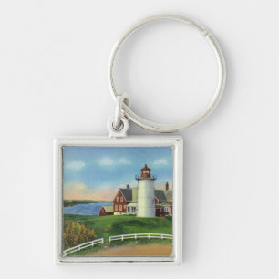 View of the Nobska Lighthouse, Woods Hole Key Ring
