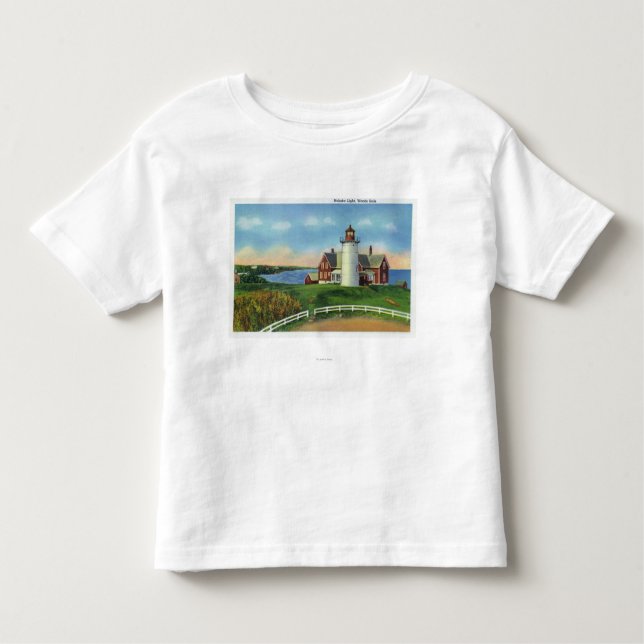 View of the Nobska Lighthouse, Woods Hole Toddler T-Shirt (Front)