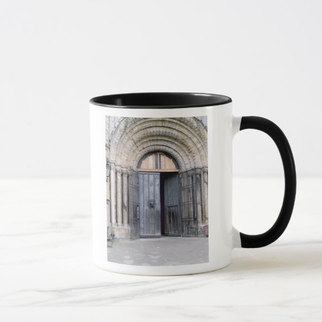 View of the North Door of Durham Cathedral Mug (Right)