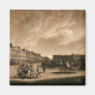 View of the north side of Grosvenor Square, 1789 Magnet