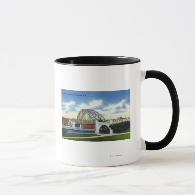 View of the Notre Dame Bridge Mug (Right)