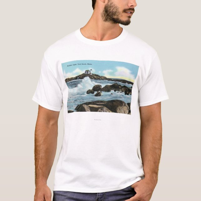 View of the Nubble Lighthouse T-Shirt (Front)