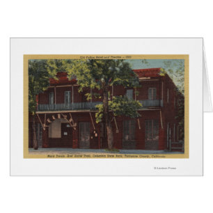 View of the Old Fallon Hotel & Theatre (1860)