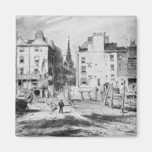 View of the Old Hungerford Stairs, c.1815 Magnet