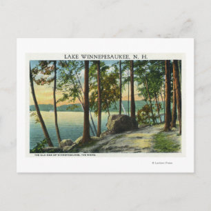 View of the Old Man Rock Formation Postcard